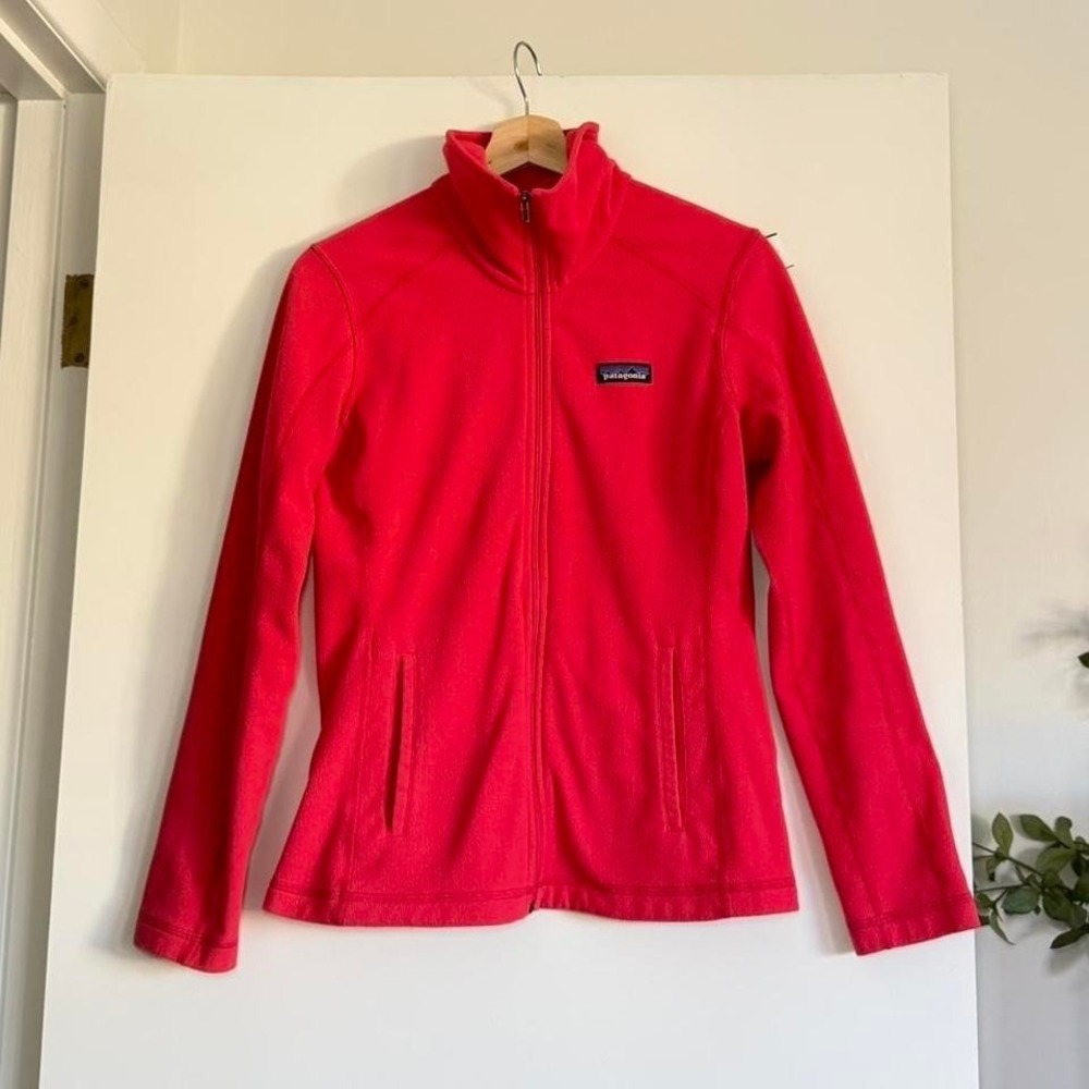Patagonia Pink Full Zip Fleece Jacket Size Small Outdoor Gorpcore